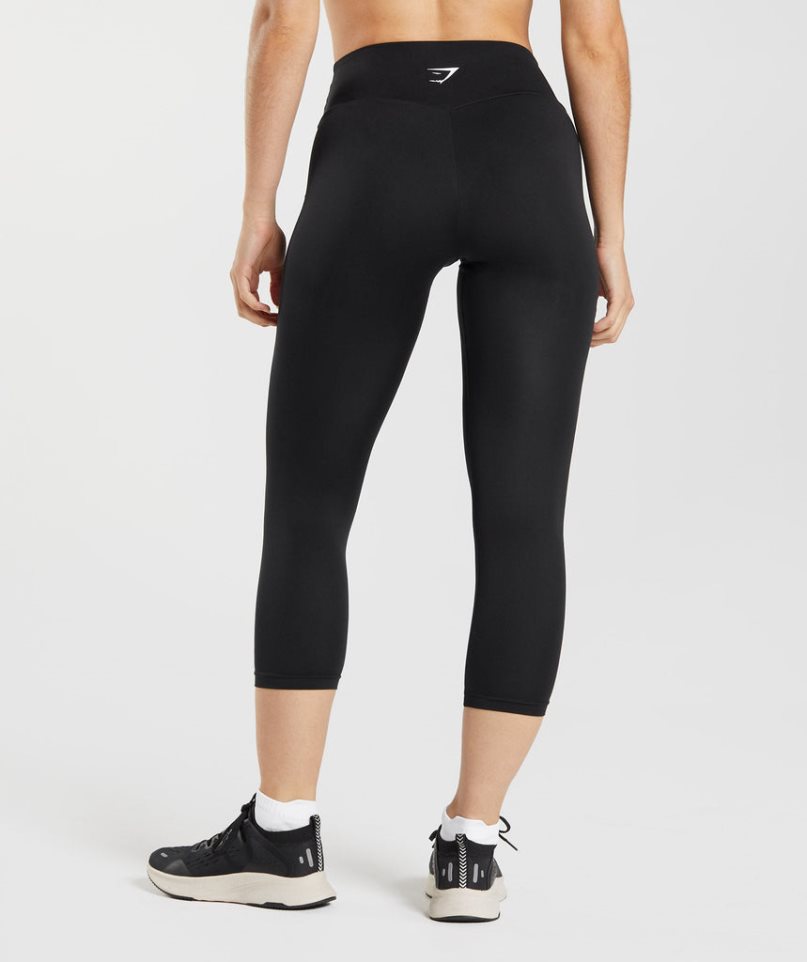 Women's Gymshark Training 7/8 Leggings Black | CA A18307